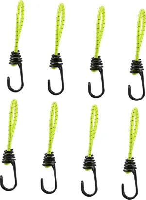 BESPORTBLE Complete Camping Kit 8 Pack Elastic Rope Buckles Tent Tarp Ropes Fixed Binding Straps Tent Tarp Hooks Bungee Cord Secure Attachment