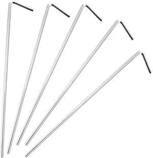 BESPORTBLE Ground Nail Stake Set for Camping Tent Nails Tarp Pegs Sturdy Steel Tent Stakes for All Venues