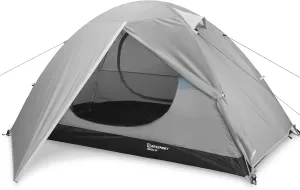 Bessport Camping Tent 1/2 Person Tent Waterproof Two Doors Backpacking Tent Easy Setup Lightweight for Outdoor, Hiking Mountaineering Travel