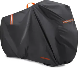 Bike Cover for Trek Boone, 420D Bike Outdoor Storage Cover Windproof Bicycle Covers with Lock Holes Bikes Tarp All Weather Durable Bicycle Cover