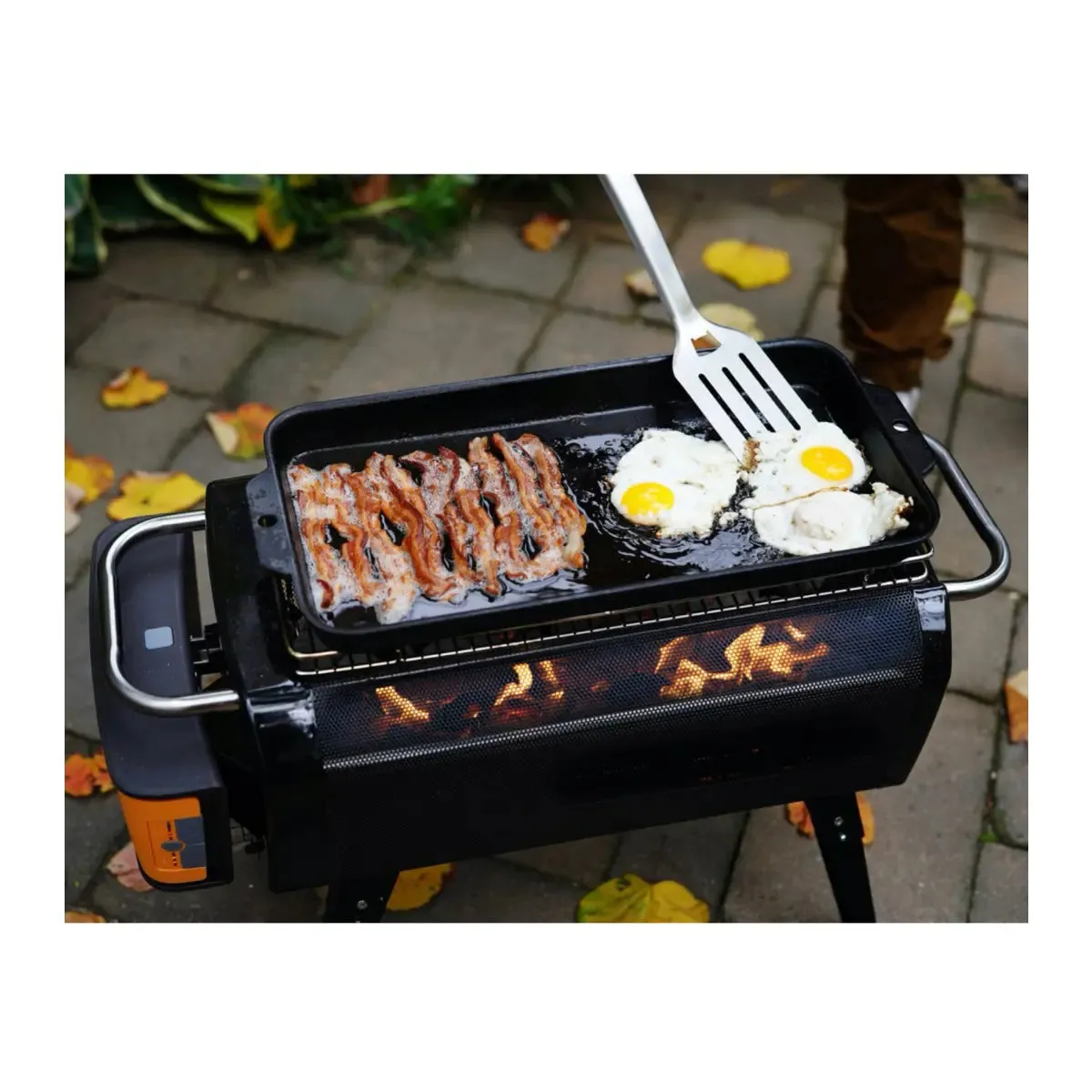 BioLite FirePit Griddle - Pre-seasoned Cast Iron Outdoor Griddle