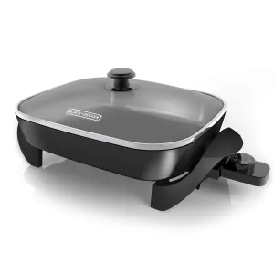 BLACK   DECKER 12x15 Electric Skillet - Factory Certified with Full Warranty - SK1215BC