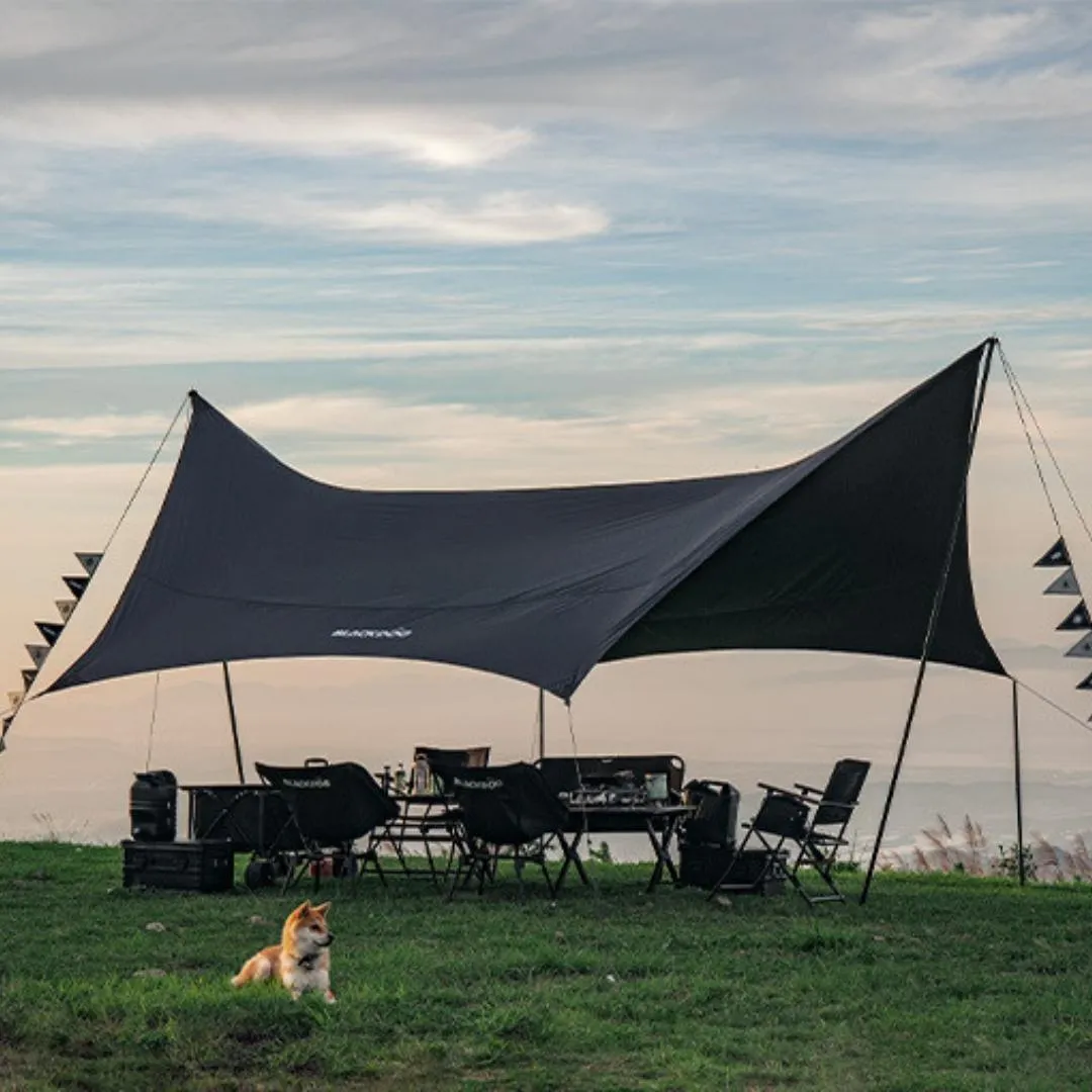 BlackDog Hexagon Tarp Silver Coated