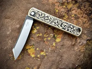 Boker Zenshin brass handle