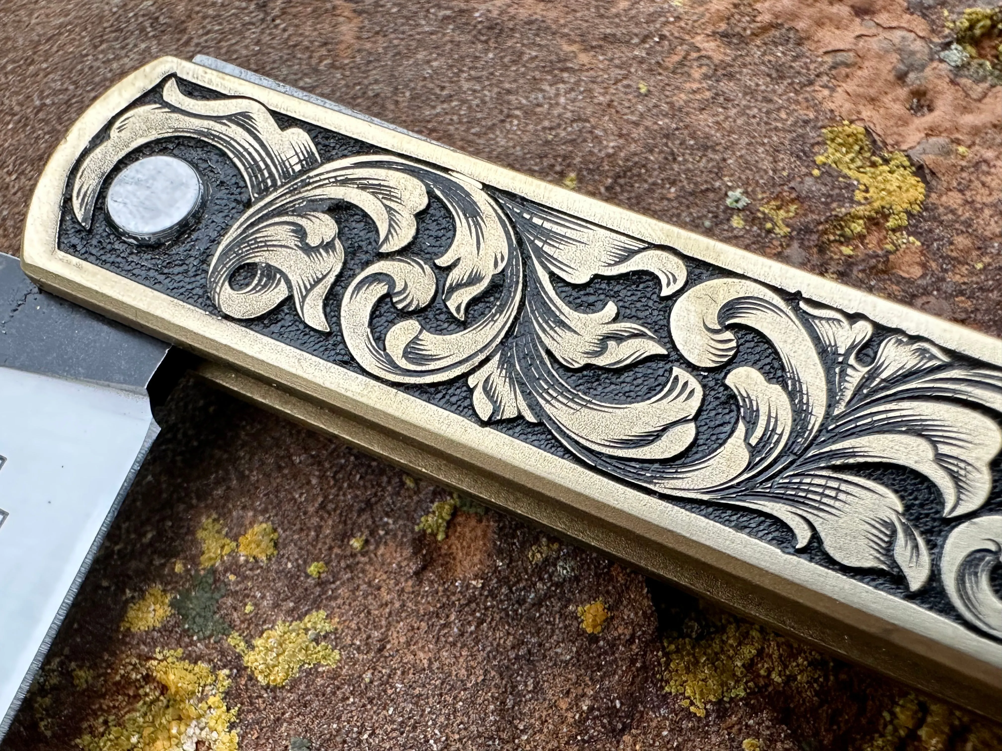 Boker Zenshin brass handle