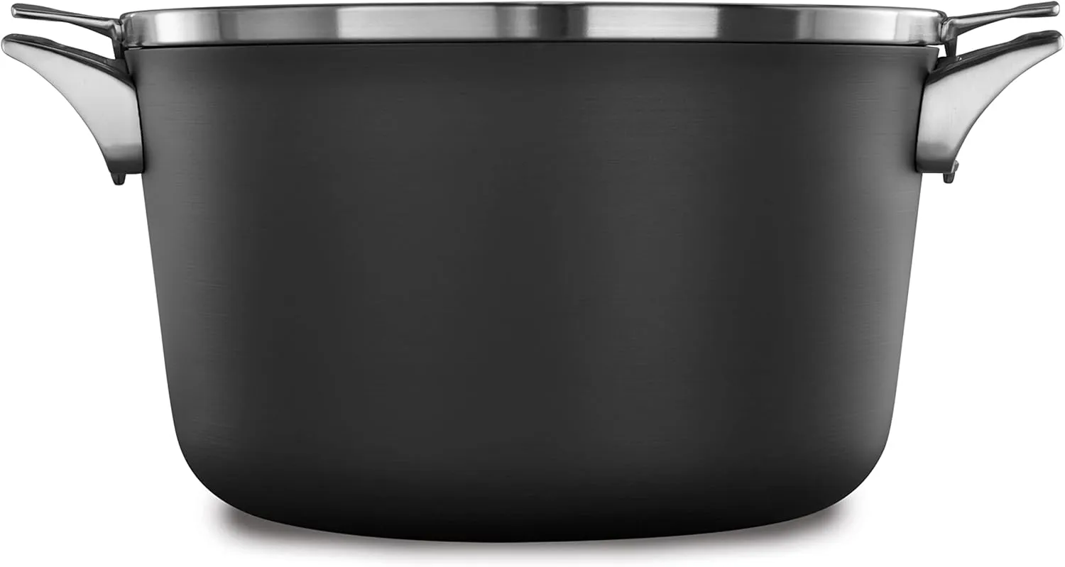Calphalon Premier Hard-Anodized Nonstick Cookware Set, 11-Piece, Metal Utensil Safe, PFOA-Free