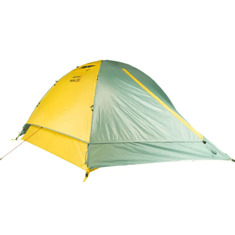 Camp in Color Bold Green Yellow & Gray Tent Adventure