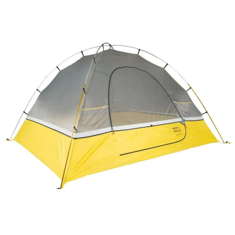 Camp in Color Bold Green Yellow & Gray Tent Adventure
