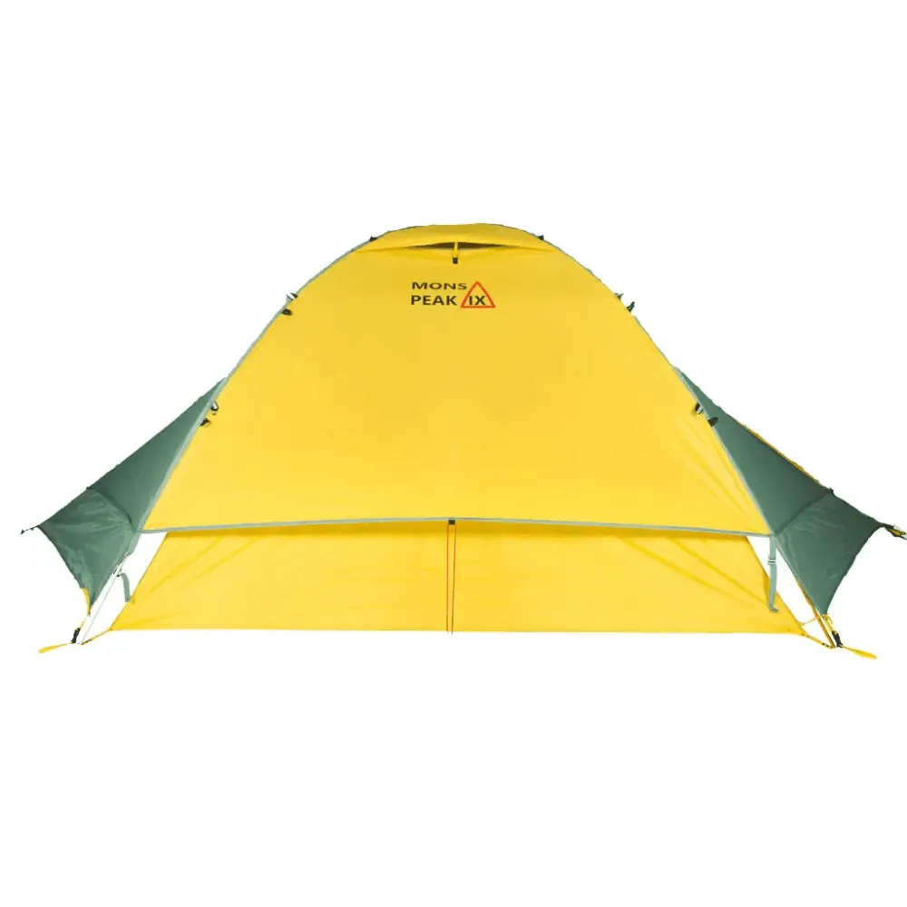 Camp in Color Bold Green Yellow & Gray Tent Adventure