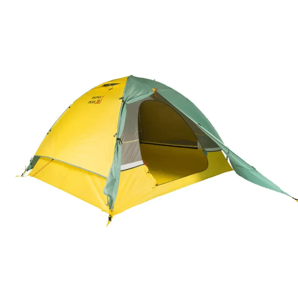 Camp in Color Bold Green Yellow & Gray Tent Adventure