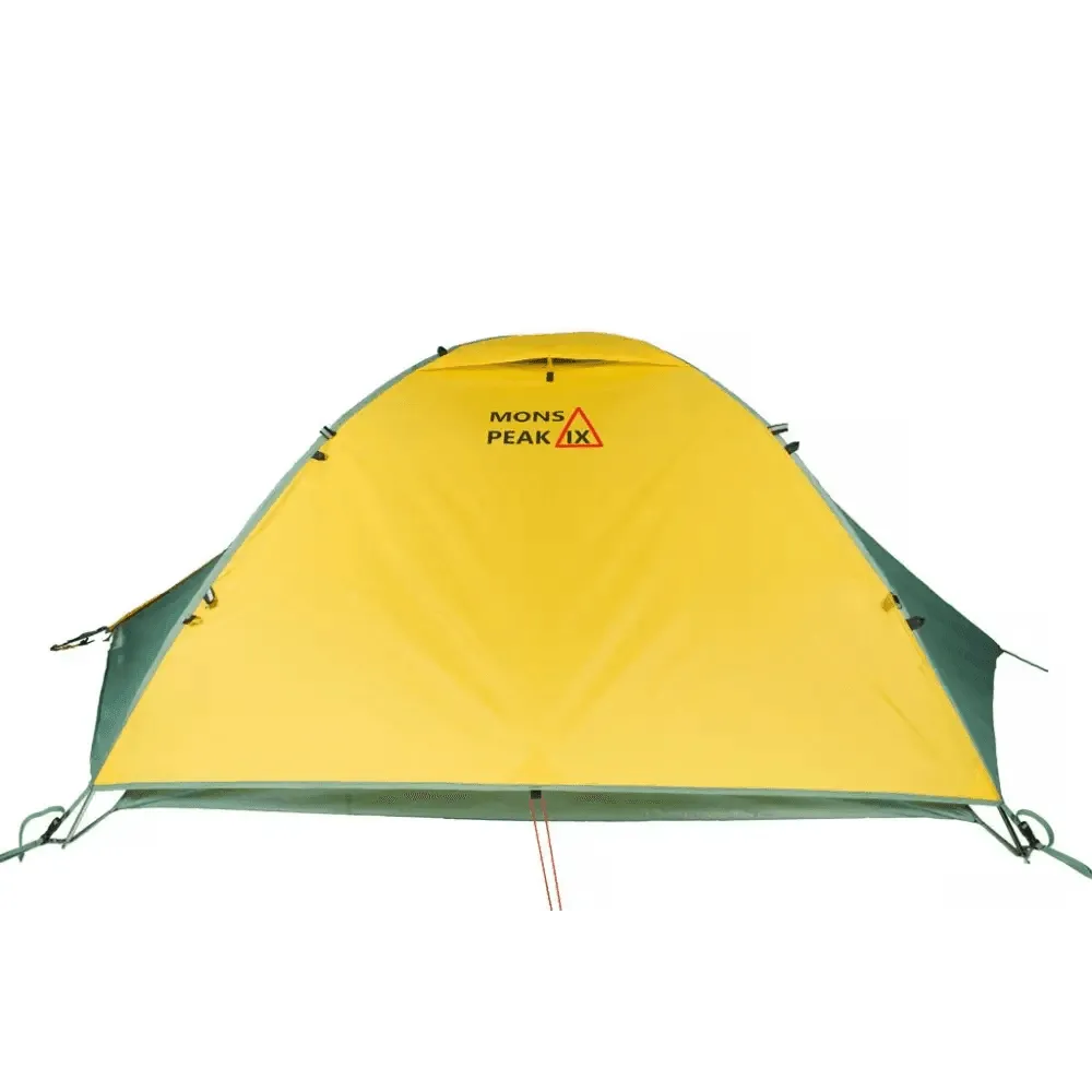 Camp in Color Bold Green Yellow & Gray Tent Adventure