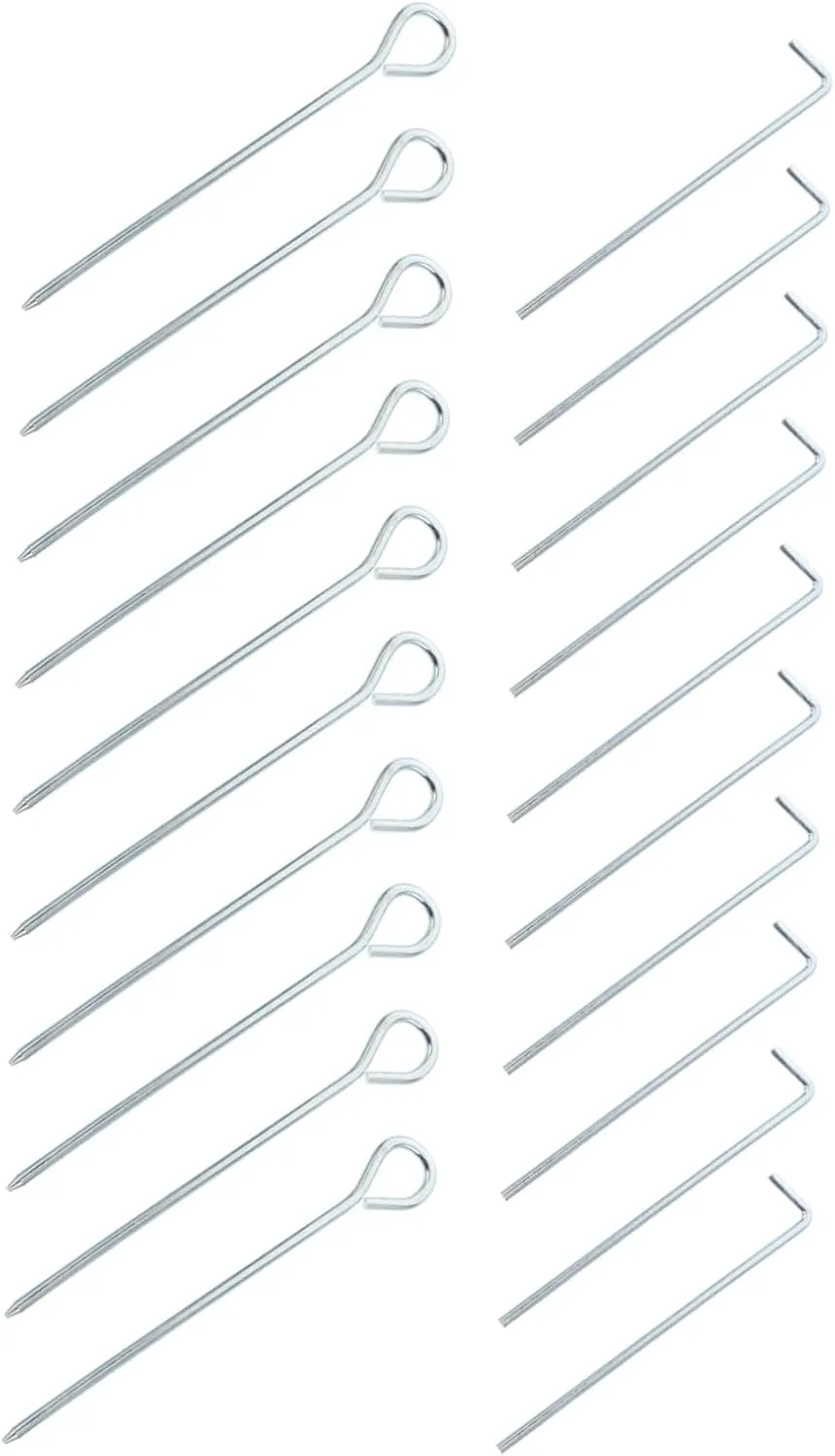 Camping Tarp Essential 20 Iron Tent Stakes for Outdoor Use Sand Ground Tent Awning Canopy Tent Nails