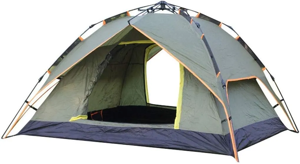 Camping Tent 3-4 Person Waterproof [Quick Setup] 3 Season Family Beach Tent Protection with Carry Bag