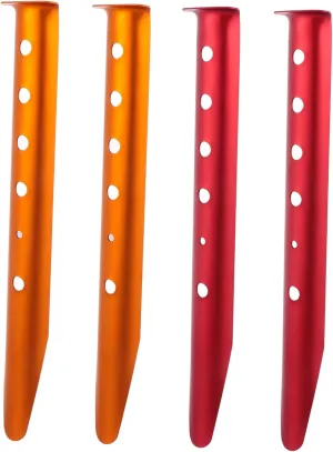Camping Tent Ground Pegs 4pcs U-Shaped Stakes Holes for Quick Setup and