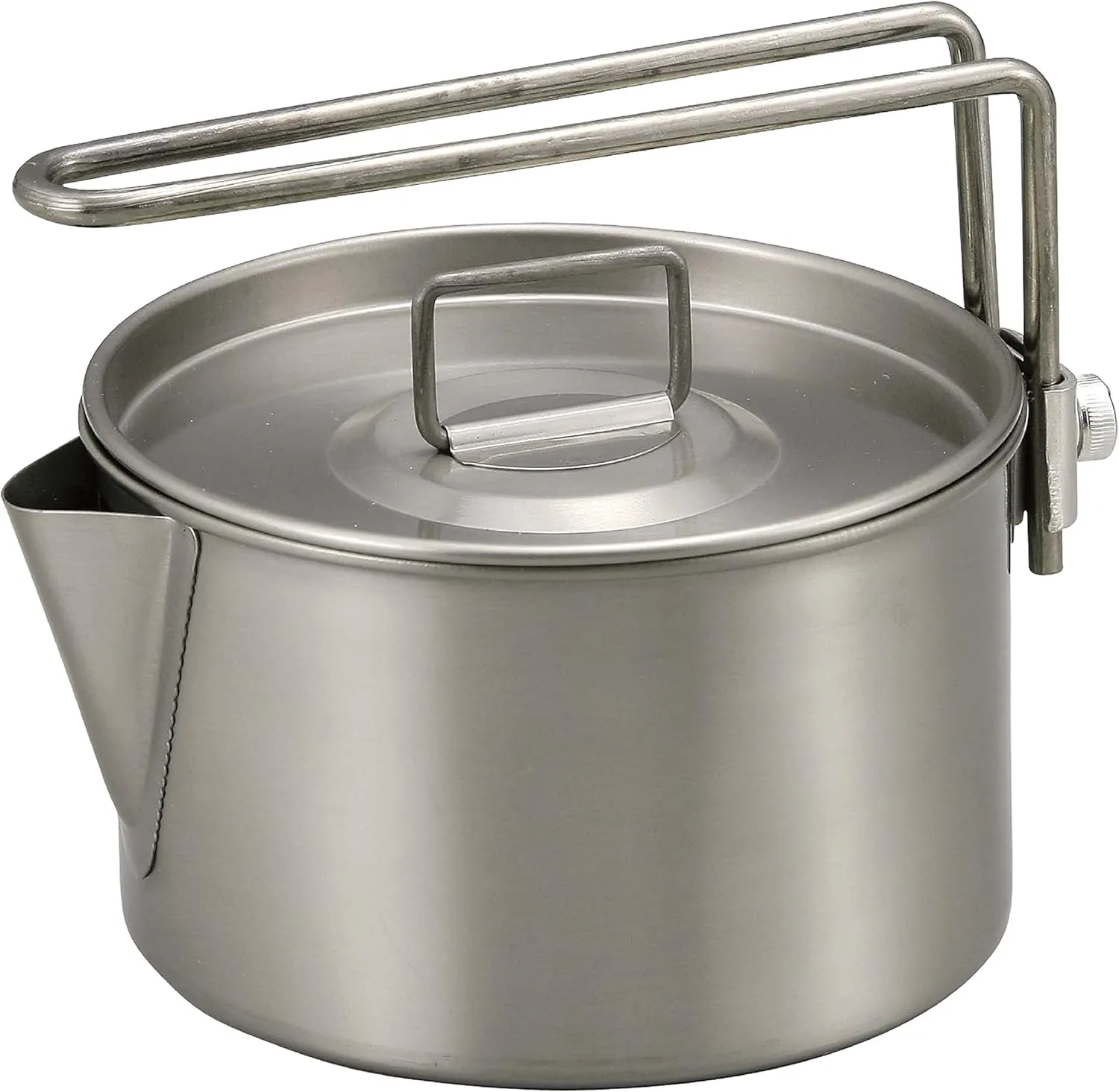 Captain Stag M-9082M-9082 Titanium Kettle Cooker for Barbecue Pot, 30.4 fl oz (900 ml)