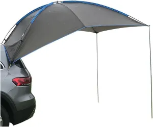 Car Awning for Chevrolet Bel Air/C/K-Series/Caprice/Chevelle/El Camino, Ventilation Awning Shade Tailgate Tent Easy Outdoor Sun Shade Easy Installation and Removal,B Grey