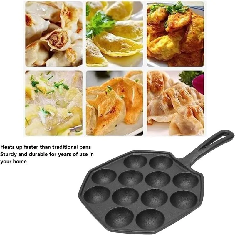 Cast Iron Takoyaki Grill Pan