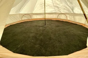Charcoal Protective Bell Tent Rug | 16' (5m)