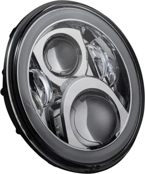 Chrome Fashionable 7" Expert help with - - Mounting Ring Headlamp