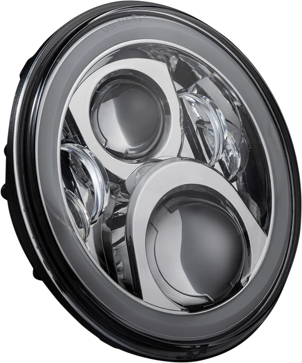 Chrome Fashionable 7" Expert help with - - Mounting Ring Headlamp