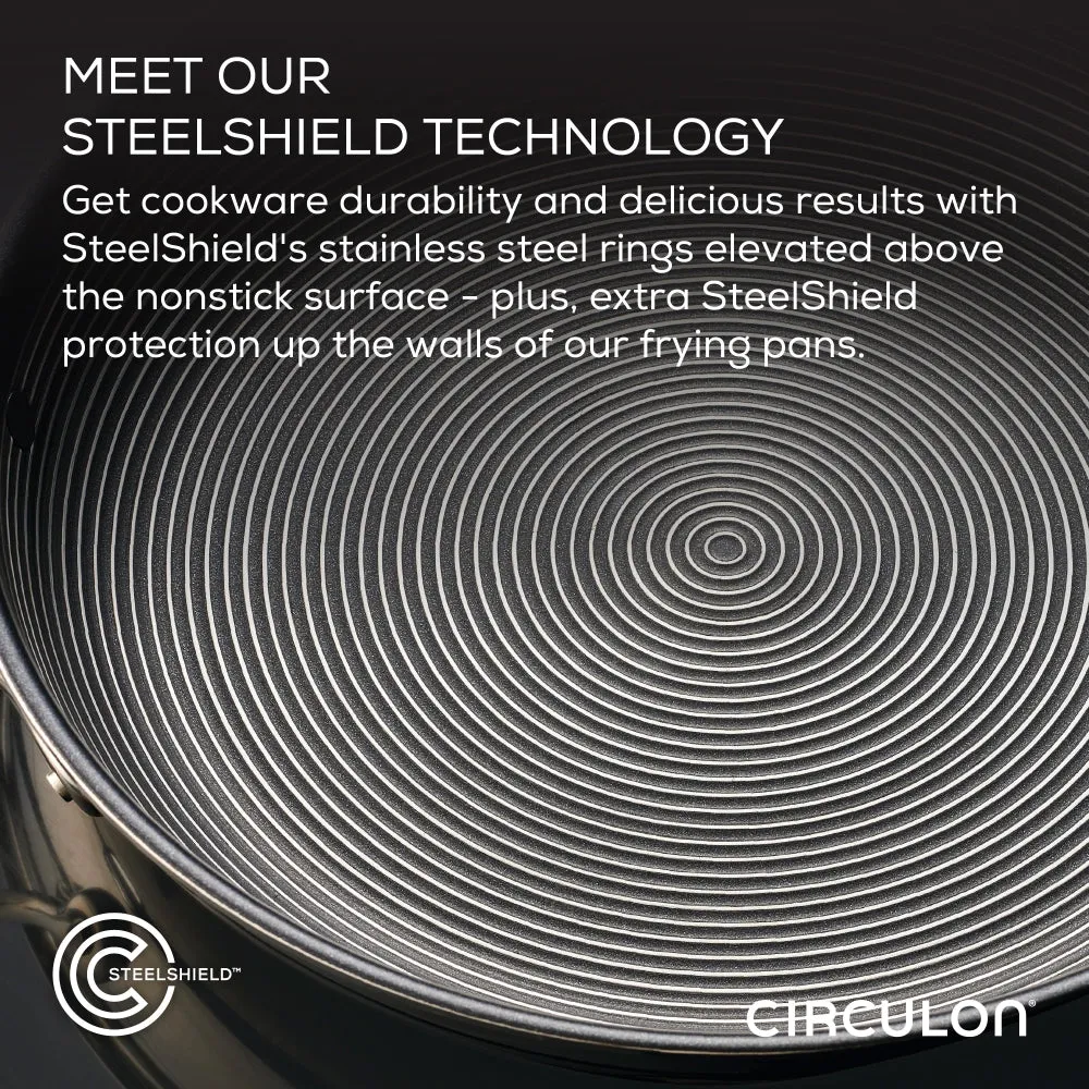 Circulon C-Series 26cm/7.6L Covered Stockpot