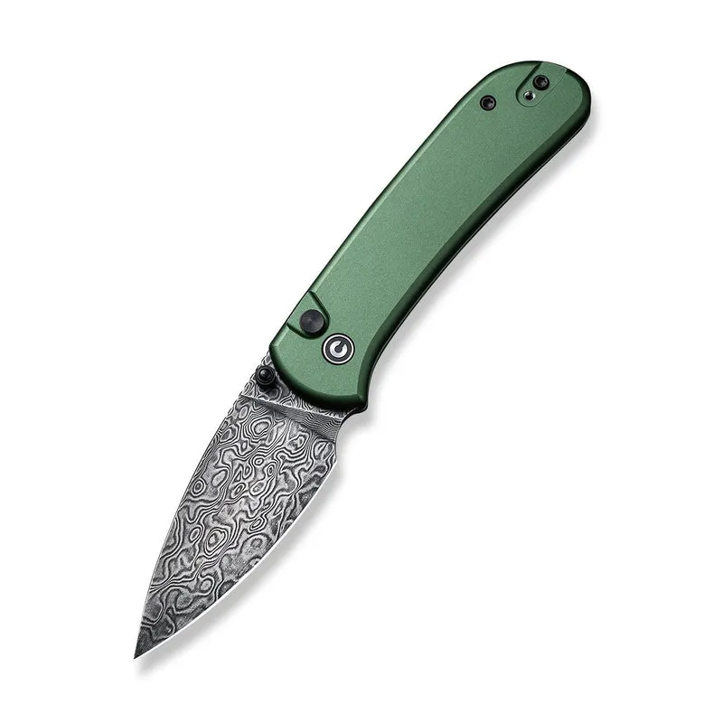 CIVIVI Qubit Folding Pocket Knife Damascus