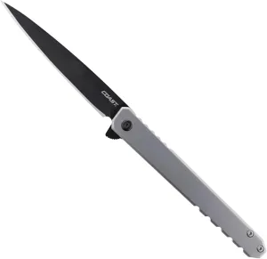 COAST Founder's Collection LX534 ORIGIN, Gentleman's EDC Folding Pocketknife, Flip Tab, Frame Lock, Pocket Clip, Black Stainless-Steel, Gold/Black