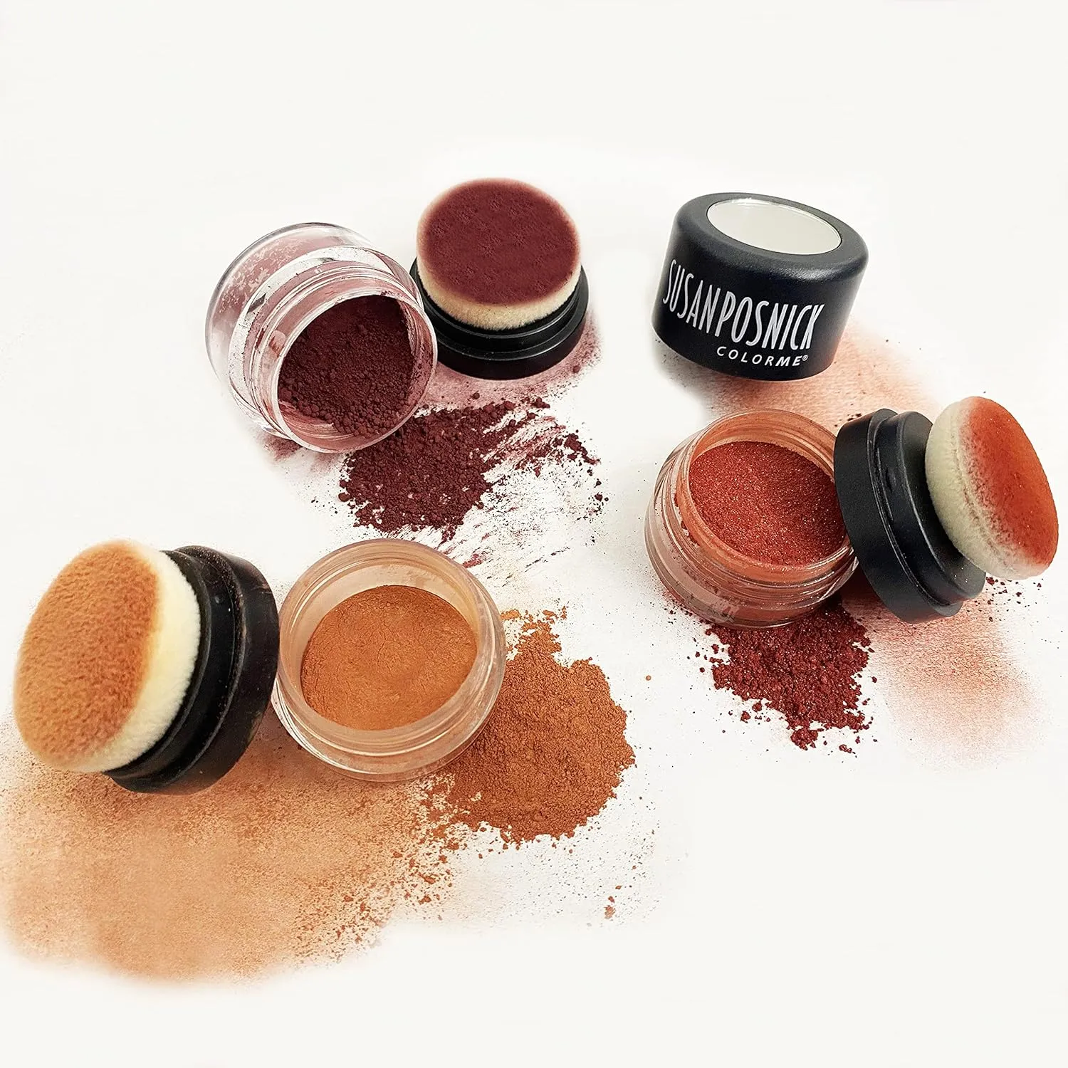COLORME: Natural Makeup, Vegan, Cruelty Free, Mineral Powder Blush, Eyeshadow, Lip Tint & Sun Protection, In Pot (Lilly) / USA