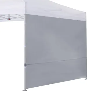 COOSHADE Instant Canopy SunWall 10x10 Canopy SideWall for Pop up Canopy Tent, 1 Pack Sidewall Only, Grey