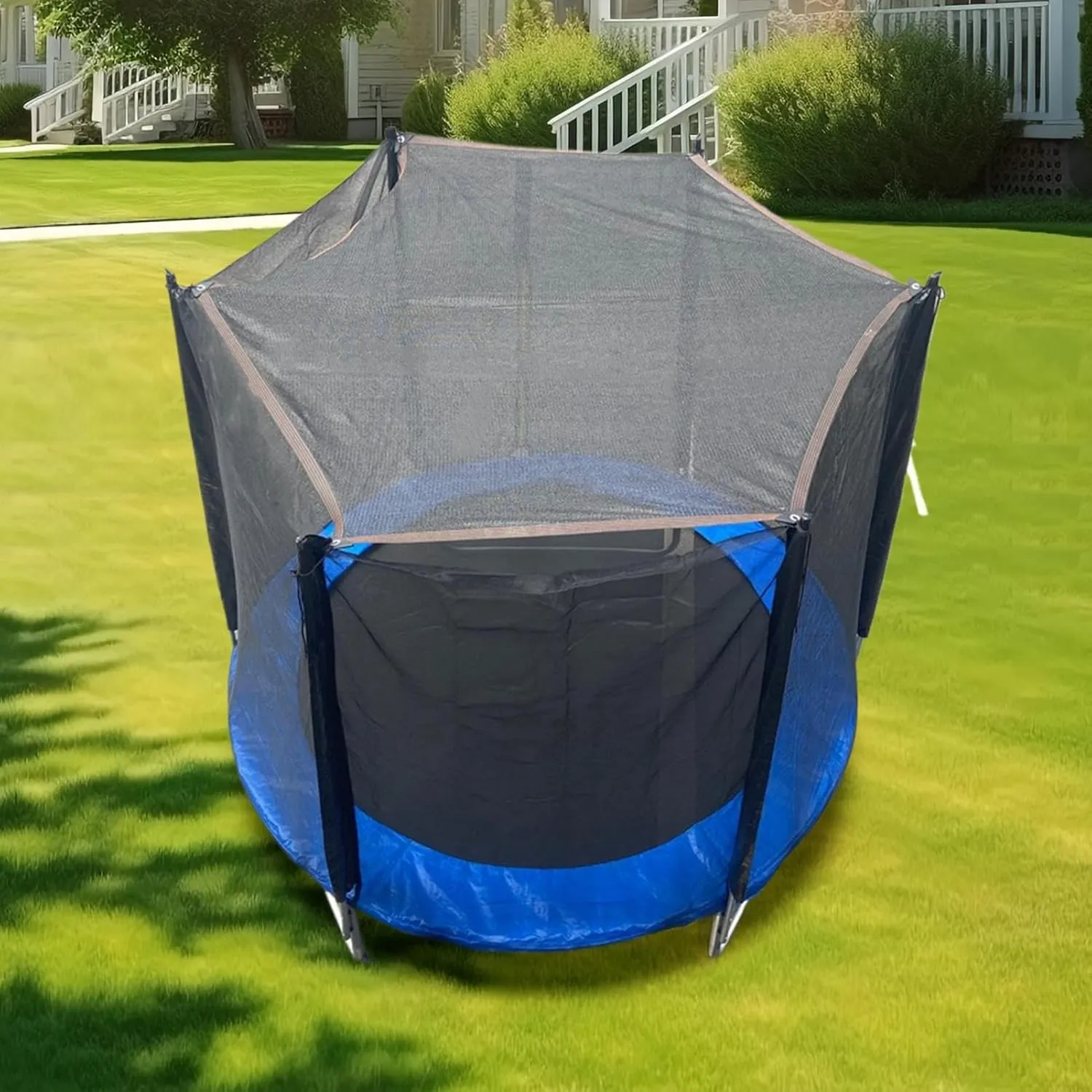 Cover for Trampoline | Awning Trampoline Top Cover Canopy | Waterproof Foldable Tear Resistant Tent for Outdoors Sports Patio Backyard