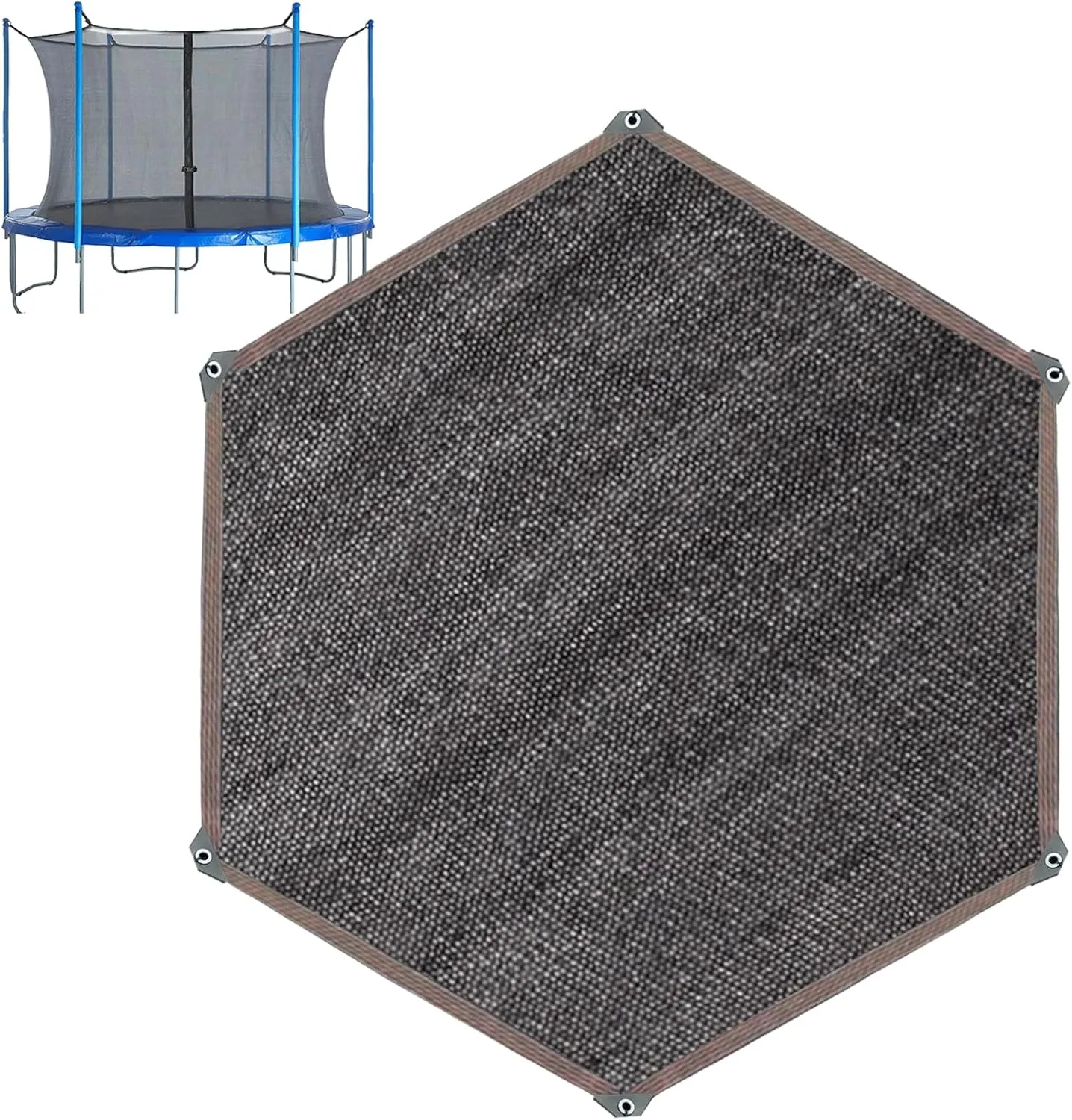 Cover for Trampoline | Awning Trampoline Top Cover Canopy | Waterproof Foldable Tear Resistant Tent for Outdoors Sports Patio Backyard