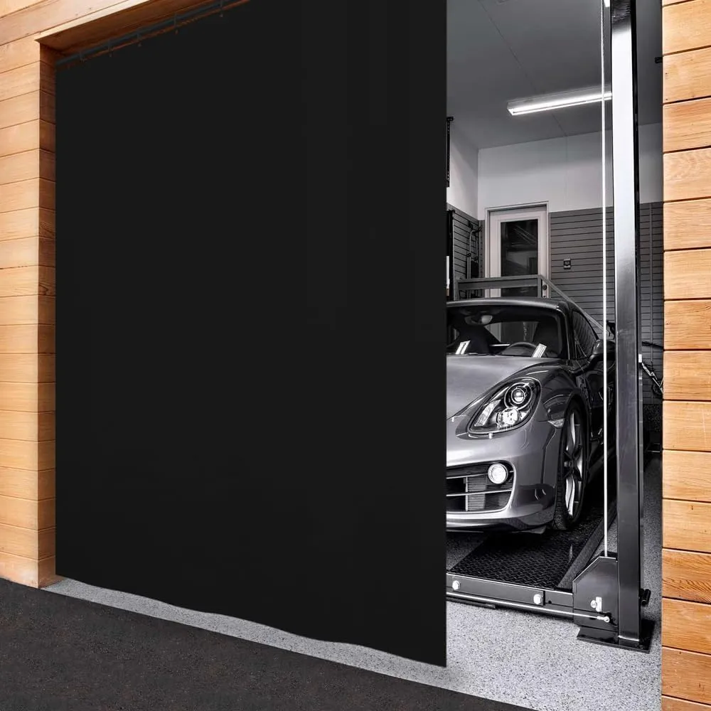 Covers & All Tarp Waterproof 18 Oz PVC Polyester with Grommets, Tear & UV Resistant Heavy Duty Tarp Waterproof for Multipurpose Use – Roofs, Pools, Boats, Dump Trucks, Trailers (5'x7', Black)