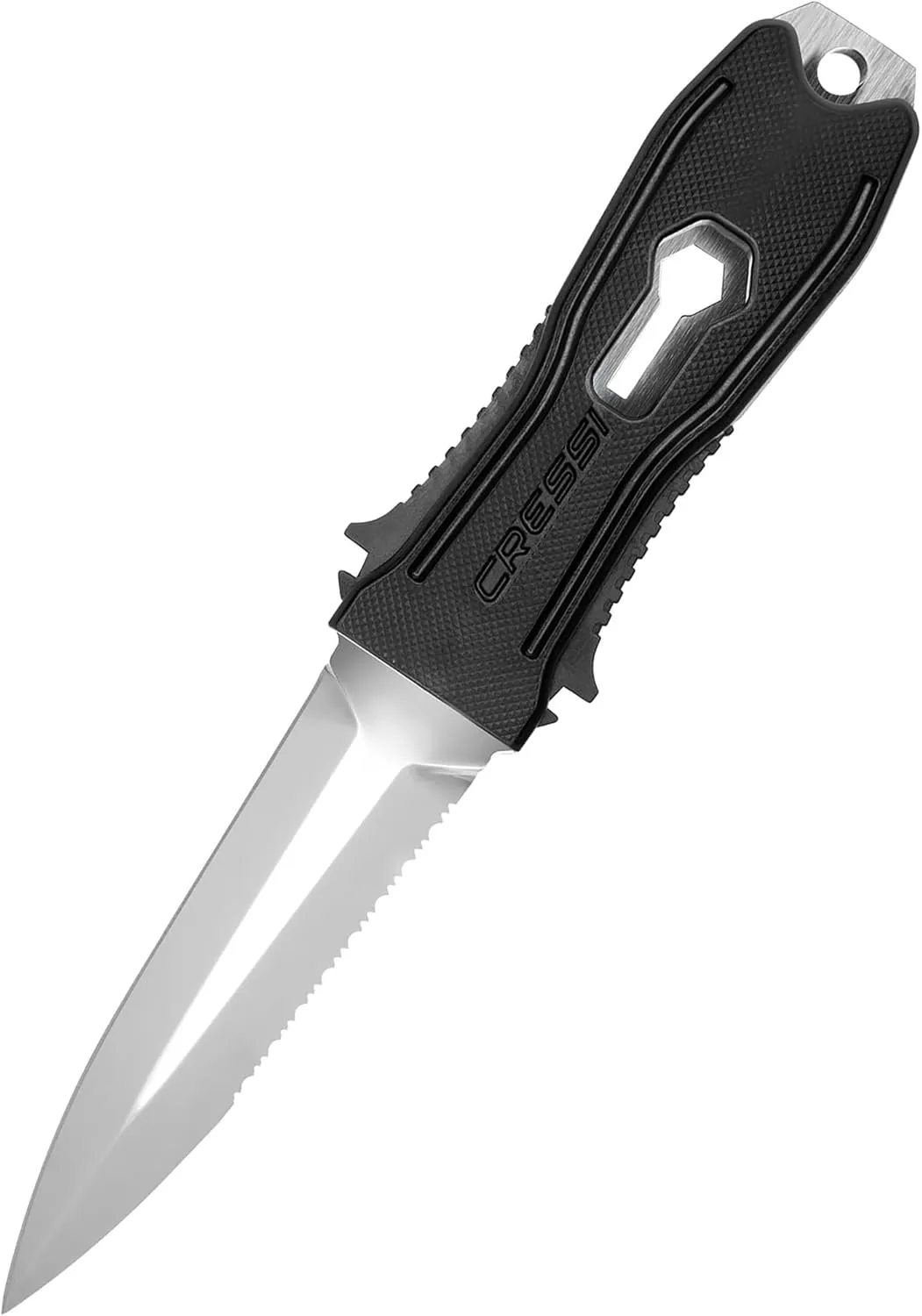 Cressi Multipurpose Stainless Steel Diver's Knife - Rust-Resistant Stainless Steel Blade - Quick-Release Sheath- Lizard: Designed in Italy