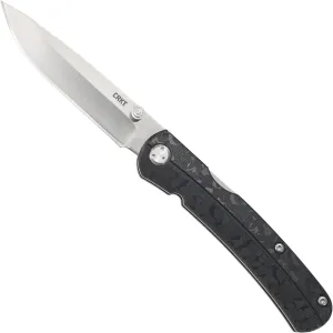 CRKT Kith EDC Folding Pocket Knife: Everyday Carry, Plain Edge Blade, Front Lock, Glass Reinforced Nylon Handle, Pocket Clip, 6433