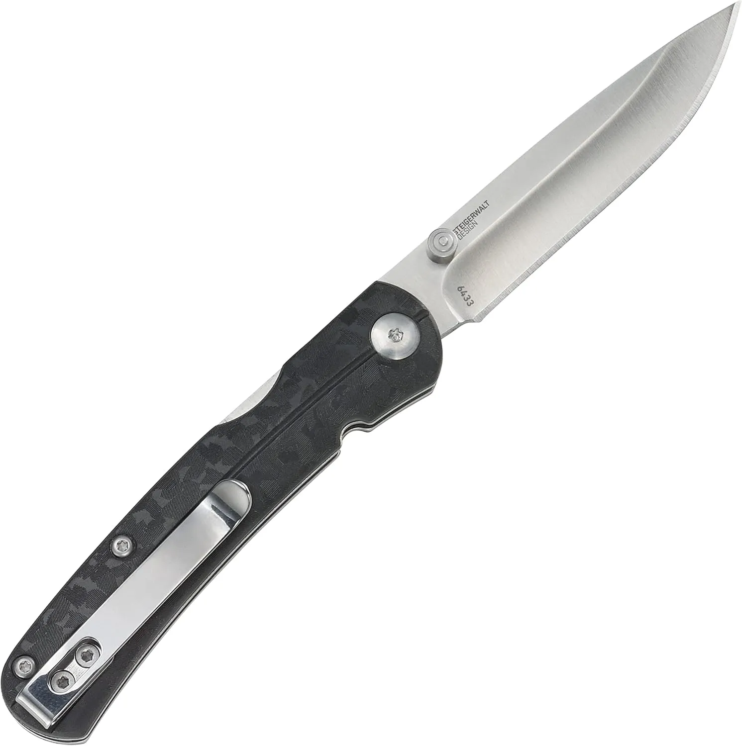 CRKT Kith EDC Folding Pocket Knife: Everyday Carry, Plain Edge Blade, Front Lock, Glass Reinforced Nylon Handle, Pocket Clip, 6433