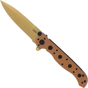 CRKT M16-01DZ Everyday Carry Folding Knife: Spear Point with D2 Steel Blade, Glass-Reinforced Nylon Handle, Liner Lock, M16-01DZ
