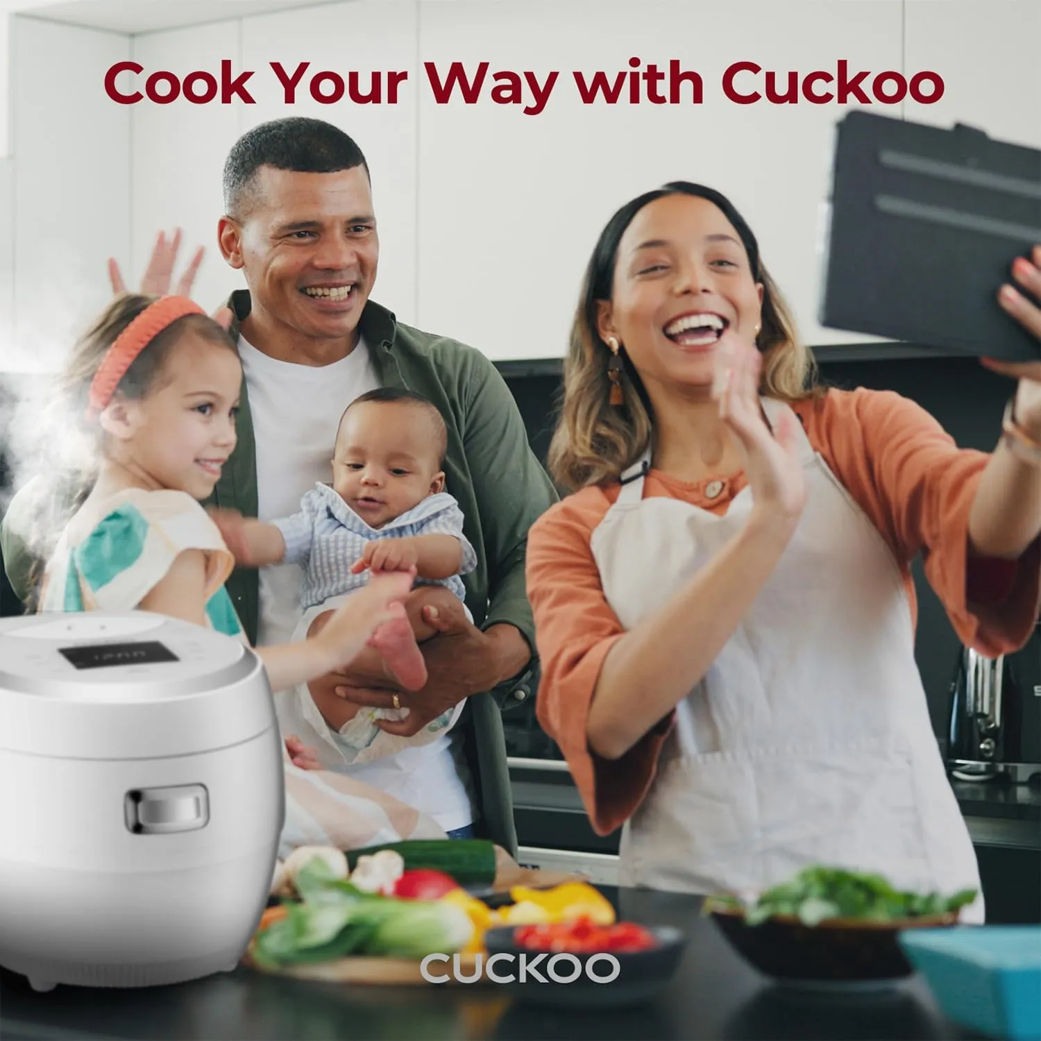CUCKOO CR-1020F 10-Cup (Uncooked) / 20-Cup (Cooked) Micom Rice Cooker with Nonstick Inner Pot, 16 Menu Options, LCD Display, Fuzzy Logic Tech, Auto Clean (White)