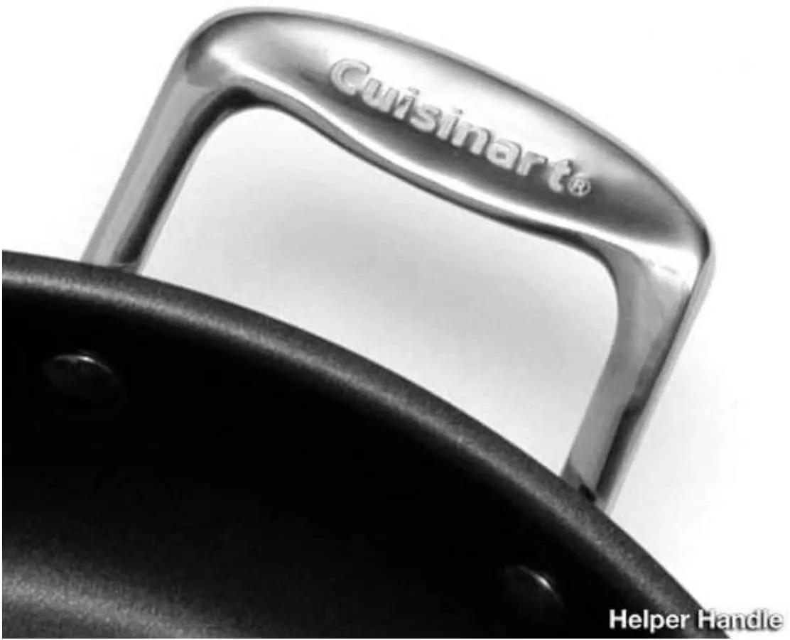 Cuisinart 722-30HNS Chef's Classic Stainless Nonstick 12-Inch Open Skillet with Helper Handle