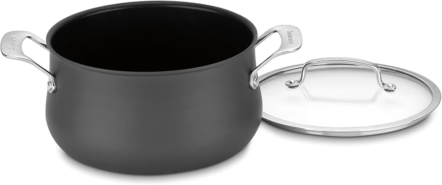 Cuisinart Contour 5-Quart PURELYCERAMIC™ Nonstick PFAS Free Hard-Anodized Dutch Oven with Cover, 6445C-22