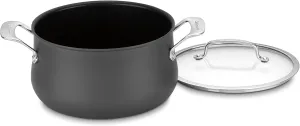 Cuisinart Contour 5-Quart PURELYCERAMIC™ Nonstick PFAS Free Hard-Anodized Dutch Oven with Cover, 6445C-22