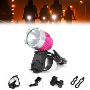 Dark Knight K1A Cree XML-U2 LED Headlight 6 Modes Headlamp Bicycle Light - 1200LM 7000K