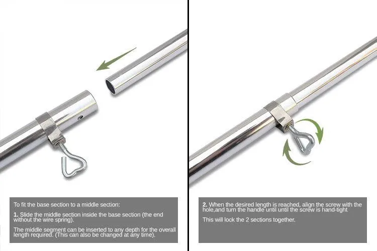 DD Tarp Pole - 1.8m (PAIR)