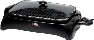 De'Longhi Perfecto Indoor Grill with Lid, Black