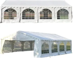 DELTA 26'x20' Budget PVC Party Tent, Heavy Duty Wedding Tent Canopy, Outdoor Event Large Commercial Shelter Gazebo Tents, with Waterproof Top