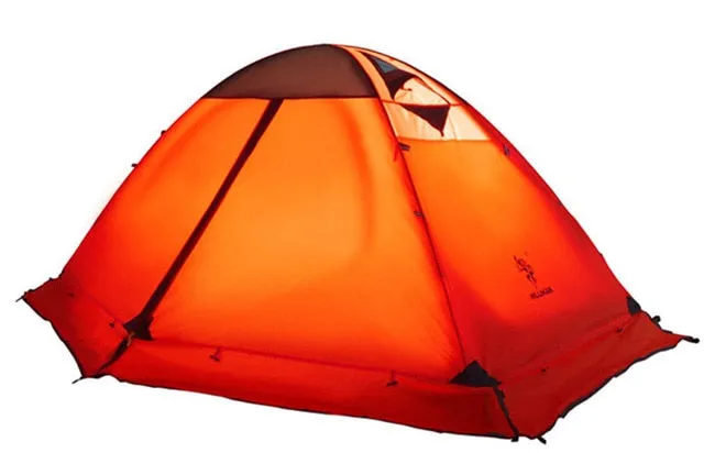 Double Fiber Fire Super Secure checkout Outdoor Light Nylon Silicone Retardant Layer Waterproof Adaptive Tent Ultralight 20D Professional Camping
