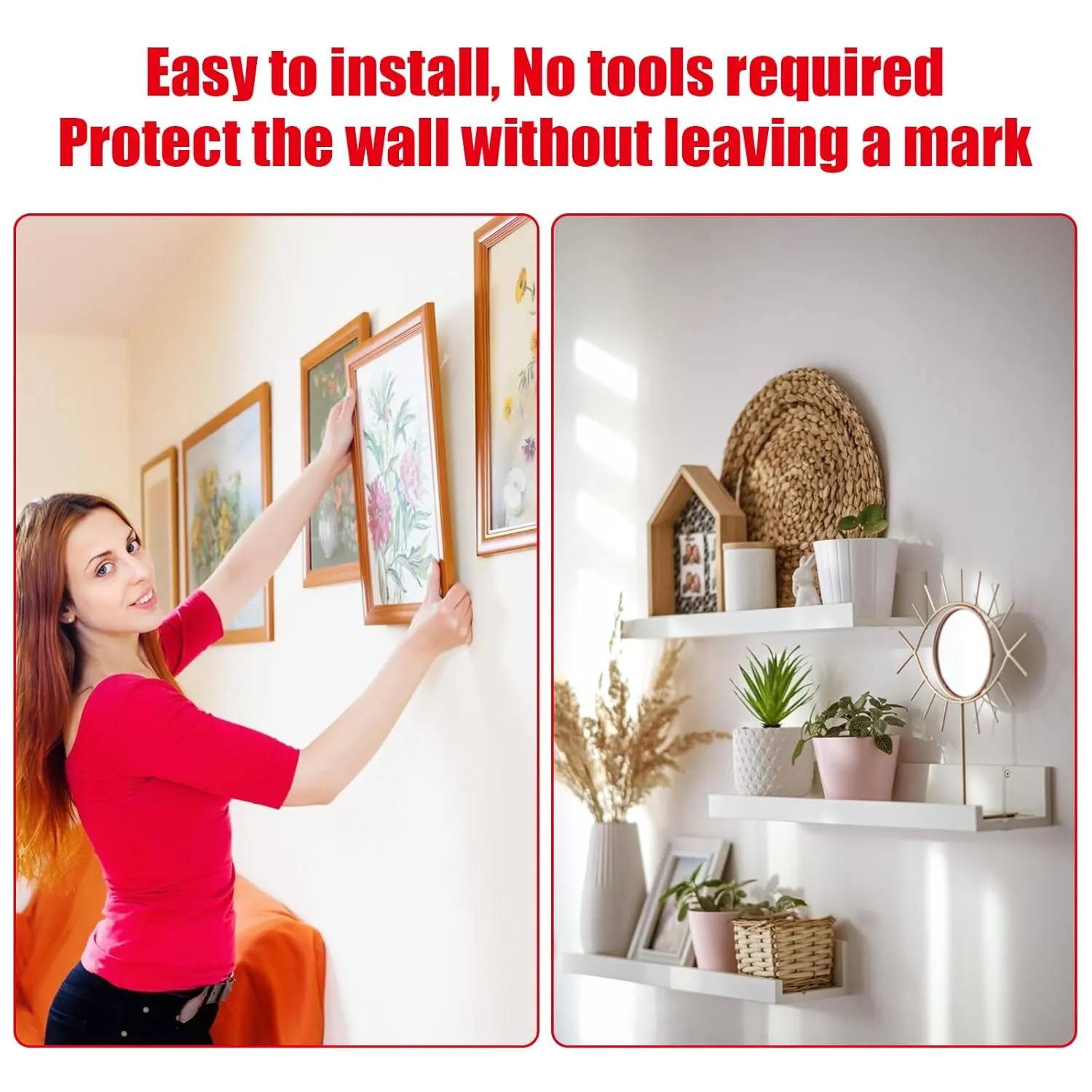 Double Sided Tape Heavy Duty, Waterproof Mounting Foam Tape, 16.5ft Length, 0.98in Width, High Temperature Resistant Adhesive Tape for Car, LED Strip Light, Office Decor, Made of 3M VHB Tape.
