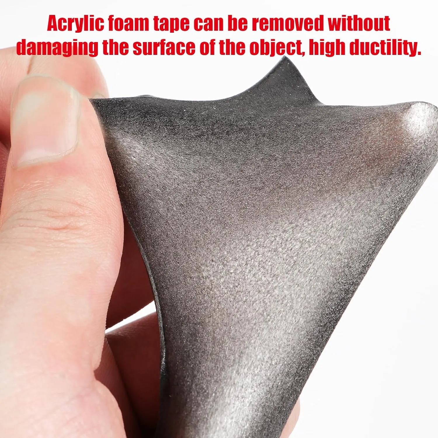 Double Sided Tape Heavy Duty, Waterproof Mounting Foam Tape, 16.5ft Length, 0.98in Width, High Temperature Resistant Adhesive Tape for Car, LED Strip Light, Office Decor, Made of 3M VHB Tape.