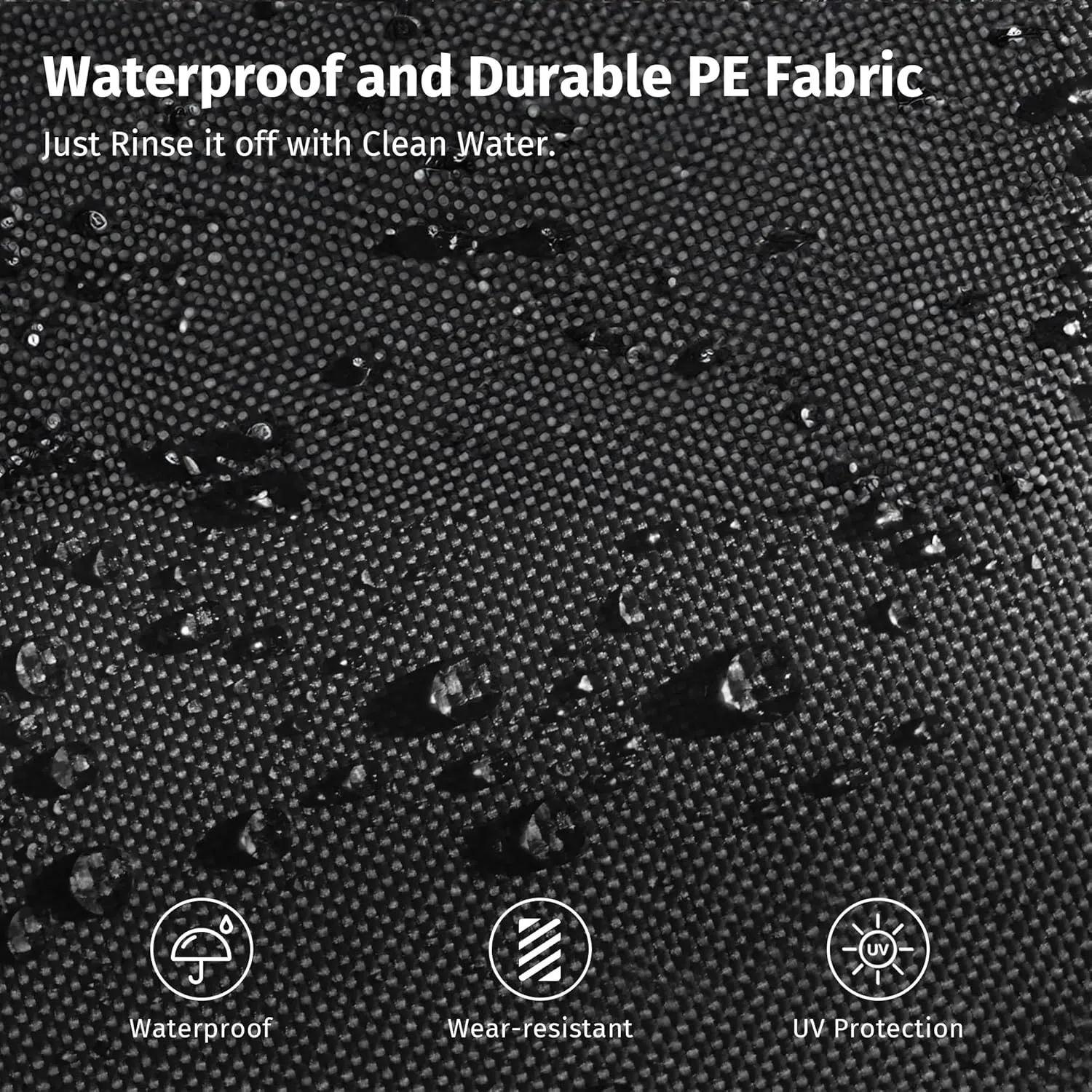 EAST OAK Waterproof Tarps for Outdoors as Tent Floor Mat for EAST OAK Screen House & Pop-Up Tent 12 x 12 FT, 11 Mils Thick, Multipurpose Protective Tarps, Tarp Waterproof, Sun Protection, 147" x 170"