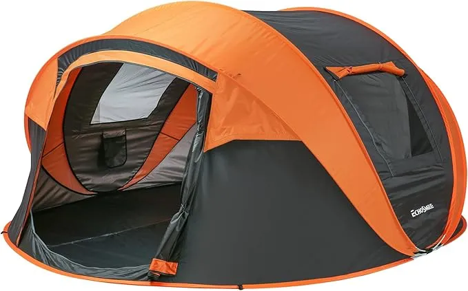 EchoSmile Camping Instant Tent, 2/4/6/8/10 Person Pop Up Tent, Water Resistant Dome Tent, Easy Setup for Camping Hiking and Outdoor, Portable Tent with Carry Bag, for 3 Seasons…