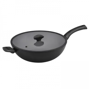 Essteele Per Salute Covered Aluminium Stirfry Induction Suitable – 32Cm